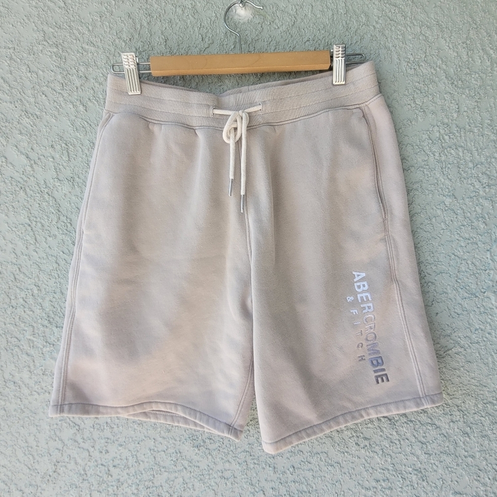 Abercrombie & Fitch Gray Soft Fleece Shorts - Picture 4 of 8
